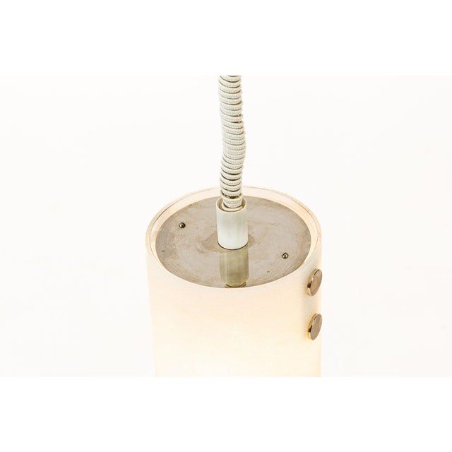 Mid Century Swedish Modern Glass Pendant Lamp by Orrefors For Sale - Image 12 of 14