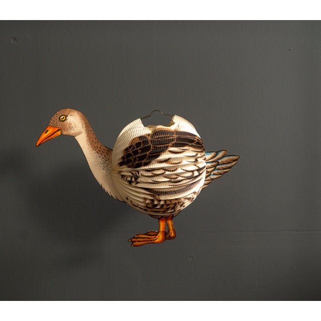 Paper Goose Lantern, West Germany, 1960s For Sale - Image 9 of 14
