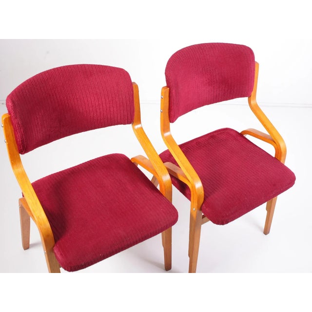 1970s Set of Side Chairs by Ludvik Volak, 1970s For Sale - Image 5 of 8