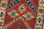 Kazak Runner 2’1” X 5’8” Red Wool Tribal Hand-Knotted Oriental Rug For Sale - Image 4 of 11