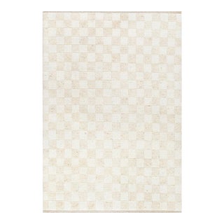 Becki Owens x SURYA Davey Handmade Rug Light Beige 6x9 For Sale