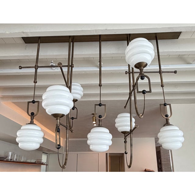 Custom Luminous Suspension Lamp by Hommes Studio in Portugal For Sale In Los Angeles - Image 6 of 6