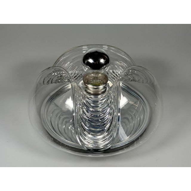 Wave Wall Lamp by Koch & Lowy for Peill & Putzler, 1970s For Sale - Image 12 of 18