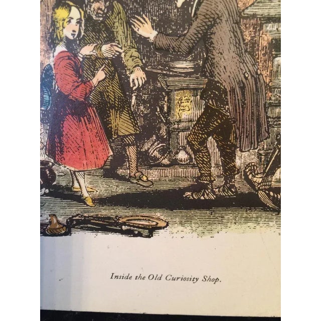 Wood Vintage English Traditional Charles Dickens Pictures From His Classic Stories - Set of 3 For Sale - Image 7 of 9