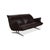 Brown Leather Fenja Two-Seater Sofa with Manual Function from Koinor For Sale - Image 4 of 16