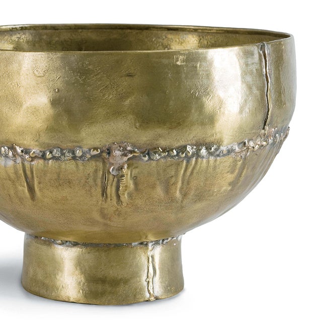 Regina Andrew Bedouin Bowl Platform in Brass For Sale - Image 4 of 6