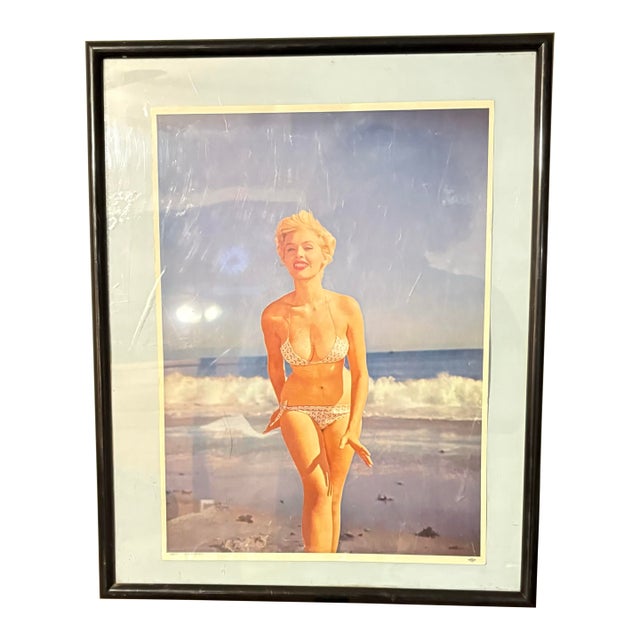 1950s Vintage Pin-Up Beach Photograph by See Worthy For Sale