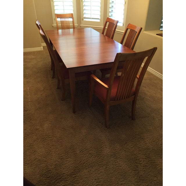 Ethan Allen New Impressions Dining Table With 2 Leaves Chairish