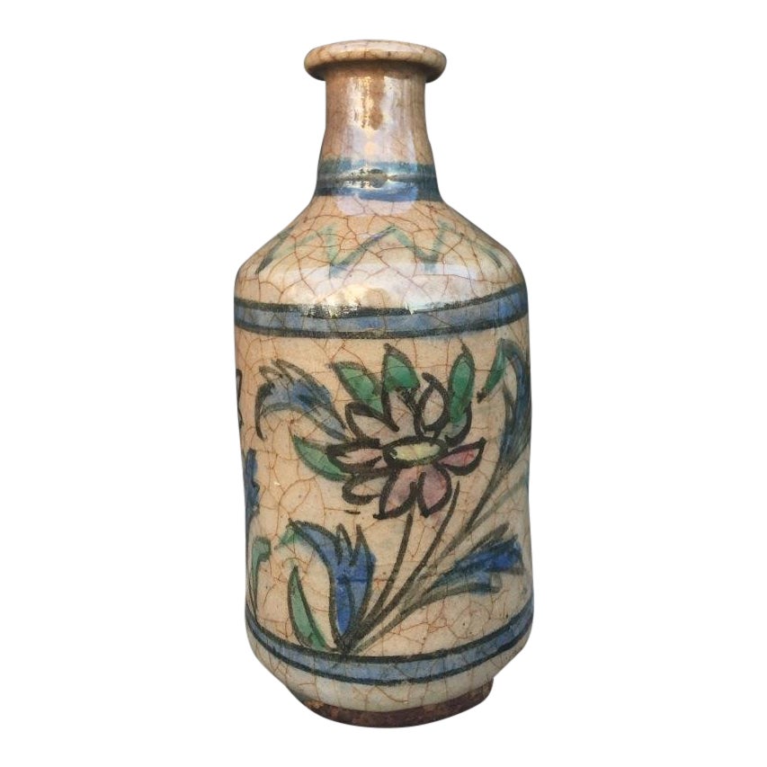 Antique Persian Iznik Pottery Vase Chairish