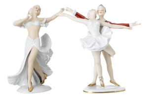 20th Century Porcelain Dancers from Wallendorf, Set of 2
