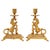 Gold 19th Century Bronze Candleholders For Sale - Image 8 of 8