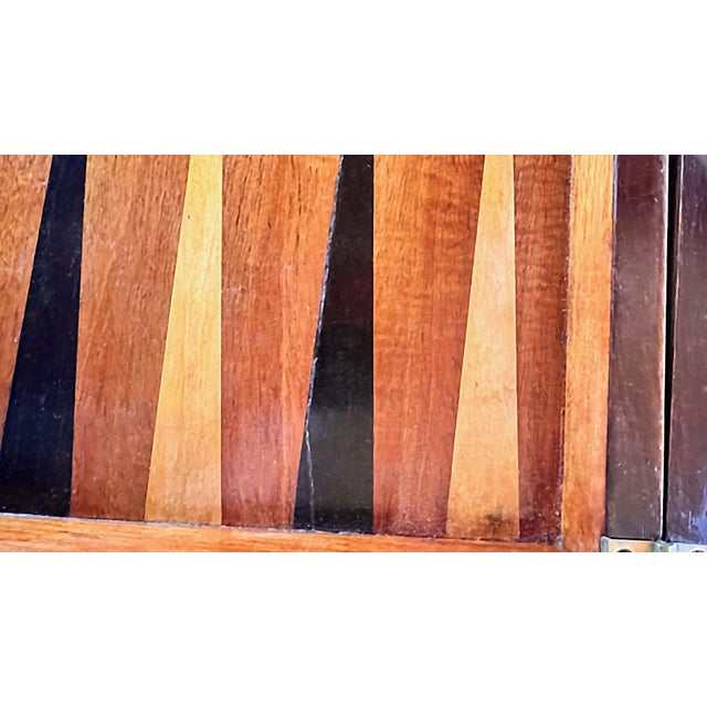 Restored Antique Rosewood Backgammon Box Circa 1900 For Sale - Image 4 of 9