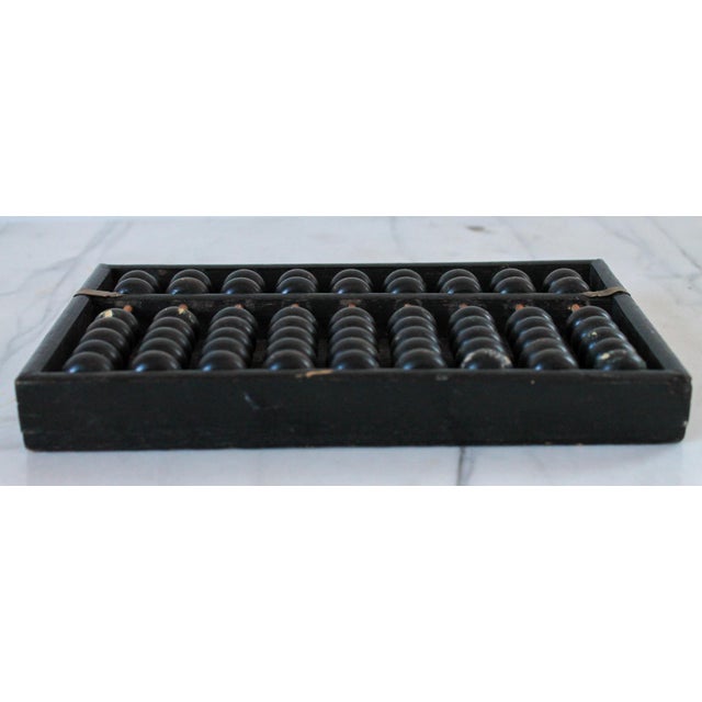 Vintage Black Japanese Abacus Wood Counter For Sale In Milwaukee - Image 6 of 10