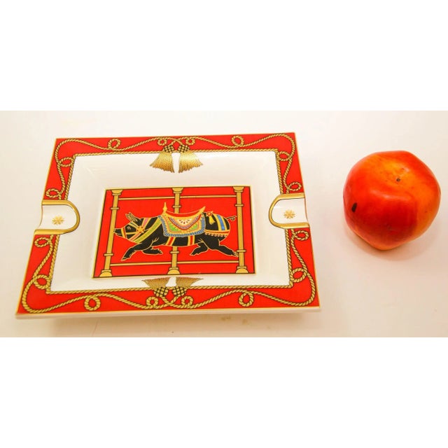 Villeroy & Boch Heinrich Carrousel Nostalgie Sally Ashtray Dish Catchall For Sale - Image 11 of 12