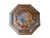 1970s 4.5" Vintage Octagonal Wood Carved Steps Lotus Motif Display Base Stand For Sale - Image 5 of 7