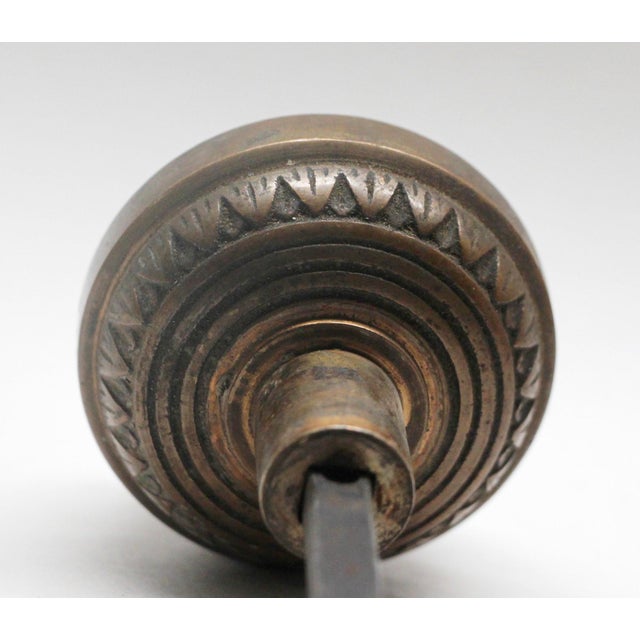 Antique Nashua Dark Bronze Door Knob For Sale - Image 4 of 4