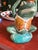 Ceramic Vintage Colorful Ceramic Frog Candlestick Holder For Sale - Image 7 of 7