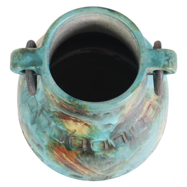 Mid-Century Modern 1960's Sea Garden Ceramic Vase by Alvino Bagani for Raymor For Sale - Image 3 of 5