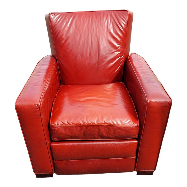 1960s Vintage Lee Furniture Leather Recliner Chairish