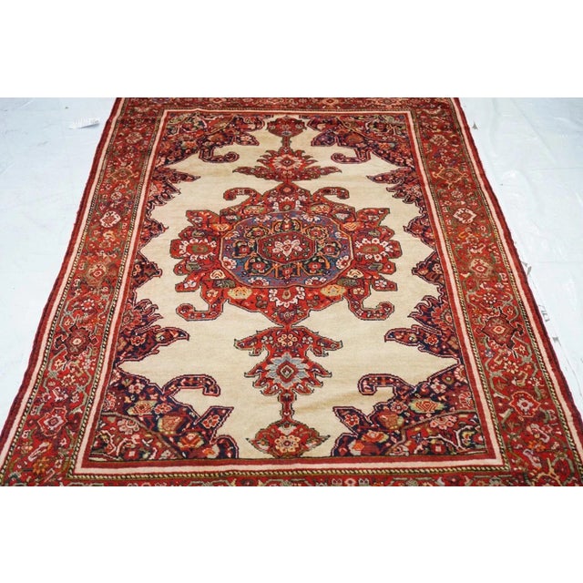 Antique Malayer Rug 4'2'' x 6'6'' For Sale In New York - Image 6 of 9