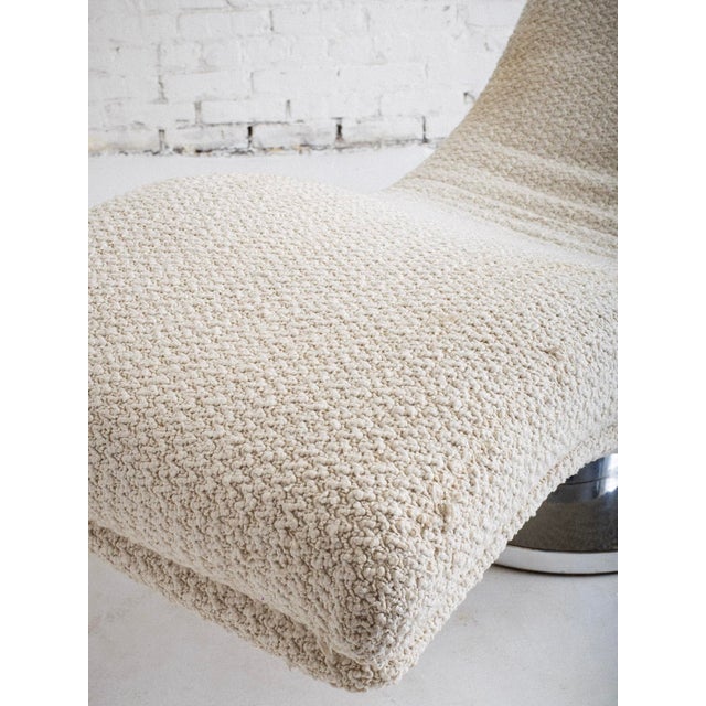 Cream Milo Baughman for Thayer Coggin Serpentine Chaise For Sale - Image 8 of 9