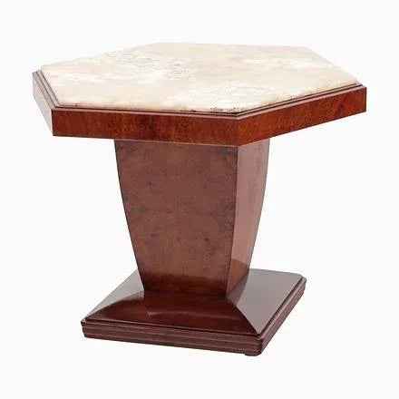 Art Deco Italian Side Table, 1940s For Sale - Image 6 of 6
