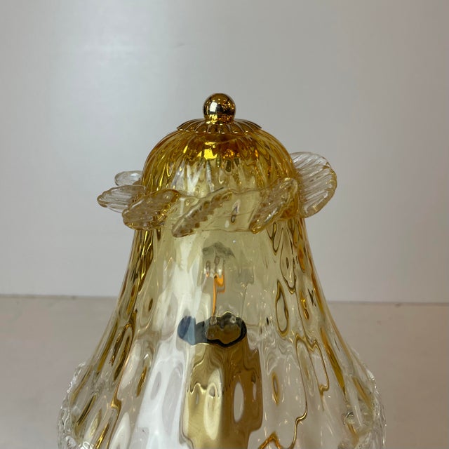 Murano Table Lamp in the style of Barovier & Toso, 1980s For Sale - Image 10 of 18