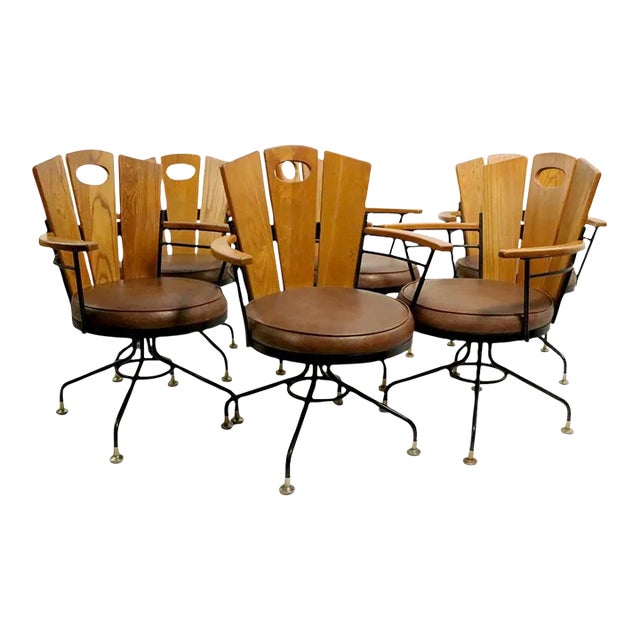 Mid Century Dining Armchairs by Richard McCarthy - Set of 6 For Sale
