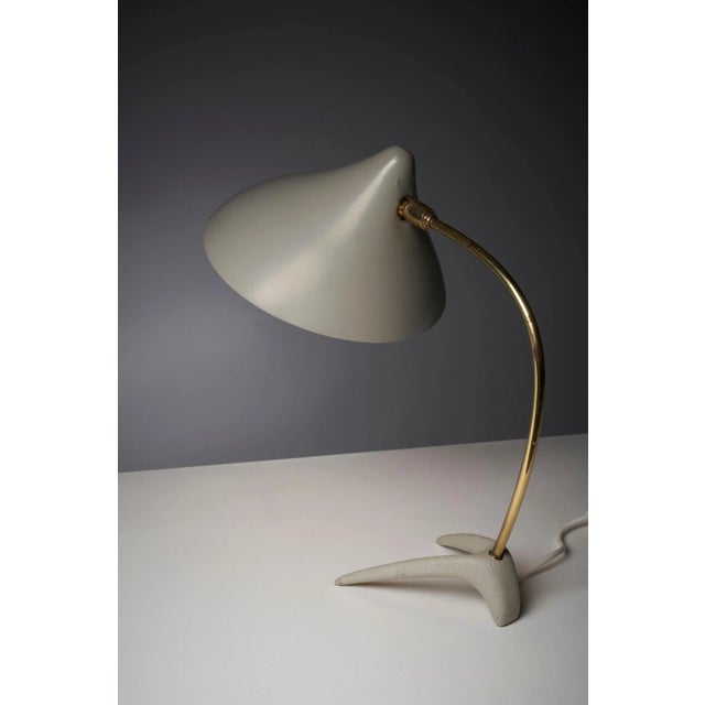 Gold Crowfoot Desk Lamp attributed to Karl-Heinz Kinsky for Cosack Leuchten, 1960s For Sale - Image 8 of 12