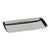 Perpignan Versatile Rectangular Polished Steel Tray, Small, Nickel For Sale