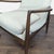 2000 - 2009 Four Hands Braden Modern Lounge Chair With Wooden Frame and Light Upholstery For Sale - Image 5 of 6