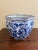 Early 21st Century Chinoiserie Large Blue and White Porcelain Planter For Sale - Image 5 of 7