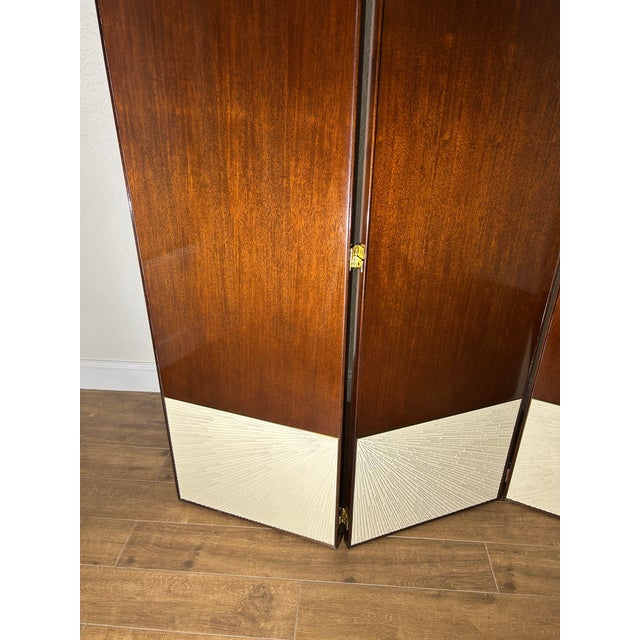 Wood Radiant Screen by Baker Furniture the Thomas Pheasant Collection For Sale - Image 7 of 18