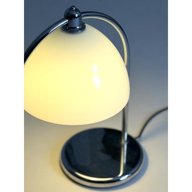 Contemporary Table Lamp in Chrome and Glass, 1970s For Sale - Image 3 of 8