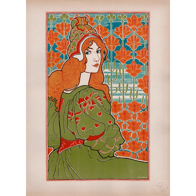 Louis Rhead, Jane, 1897, Lithograph on Paper For Sale - Image 8 of 8