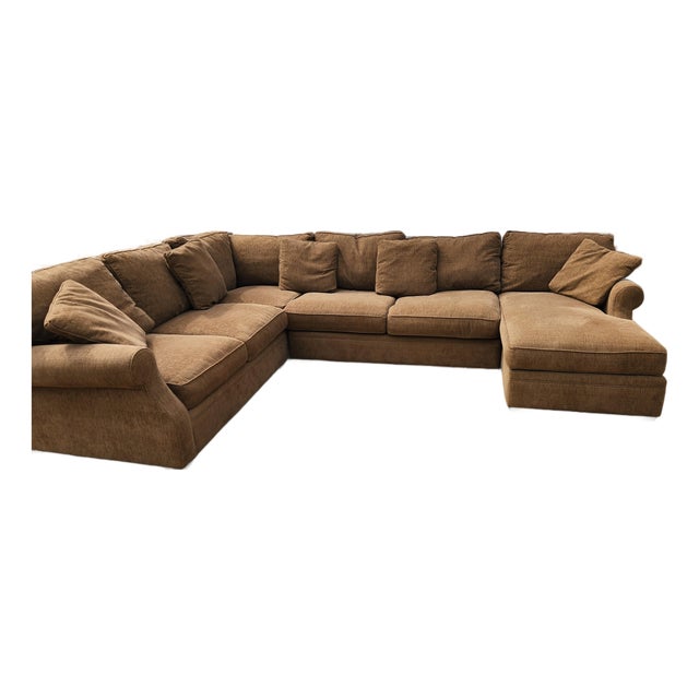Arhaus Camden Collection Four-Piece Sleeper Sectional Sofa For Sale