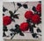 An impressionist oil painting of red flowers, by Vivek Mandalia. Frame and hang in your home. 30 x 30 cm 12 x 12 Inches...