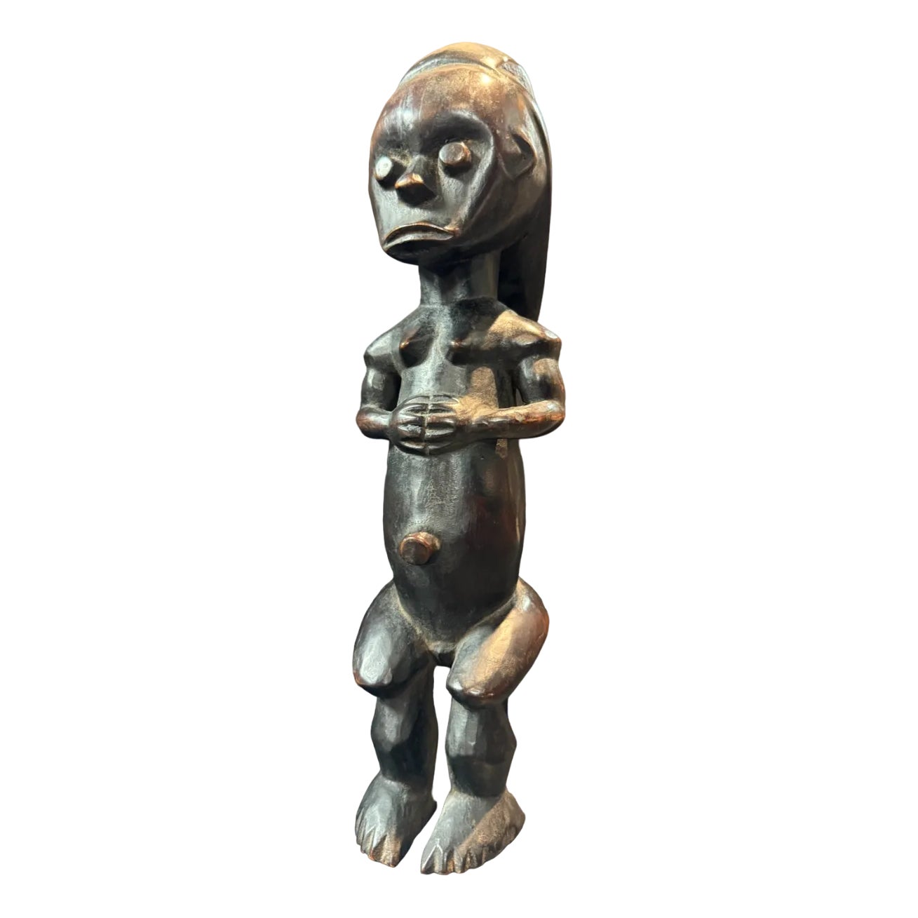 Fang Byeri Reliquary Guardian Statue, Gabon | Chairish