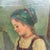 Mid-Century Bela Horvath (b.1888-1973) "Young Girl With Her Doll" Oil on Canvas Painting For Sale - Image 4 of 9
