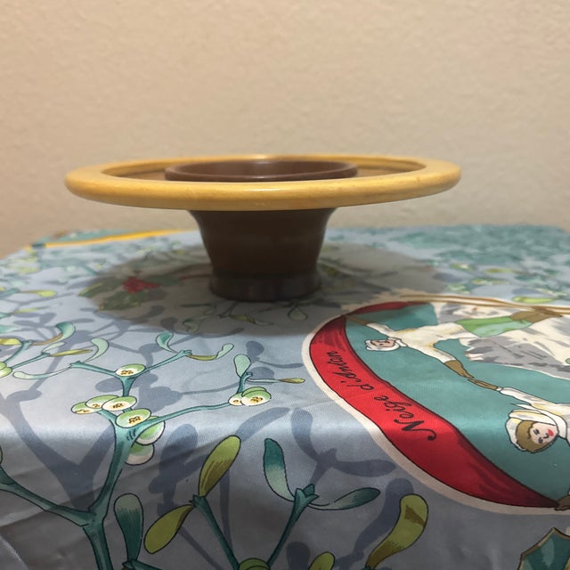 Bring atomic-era charm to your space with this gorgeous mid-century modern pedestal trinket dish. It features a stunning...
