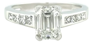 Dcla 18ct White Gold and Platinum Diamond Engagement Ring 1.94ct, Size 6.25