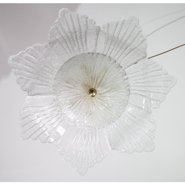 1980s Honolulu, Midcentury Italian Murano Glass Pendant For Sale - Image 4 of 9