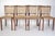 Wood Raffia Woven Dining Chairs by Jan Vaněk for P.M.B., 1930s, Set of 4 For Sale - Image 7 of 18