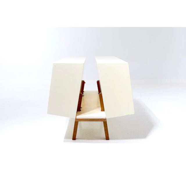 Mid-Century Modern British Penguin Donkey Mark 2 Book Table by Ernest Race for Isokon, 1963 For Sale - Image 3 of 18