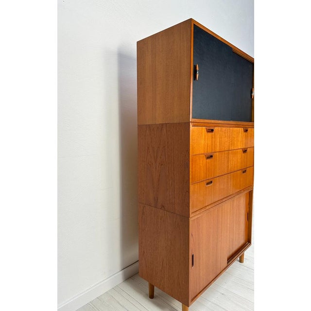 Mid-Century Modern Mid-Century Danish Three-Piece Teak Cabinet, 1960s For Sale - Image 3 of 14