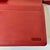 1996 Vintage Boho Chic Coach Red Leather Tri-Fold Checkbook, Cards & Coins Wallet For Sale - Image 9 of 12