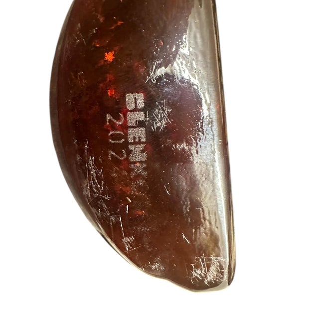 Blenko Don Pendleton for Blenko Tangerine Glass Bookends For Sale - Image 4 of 7