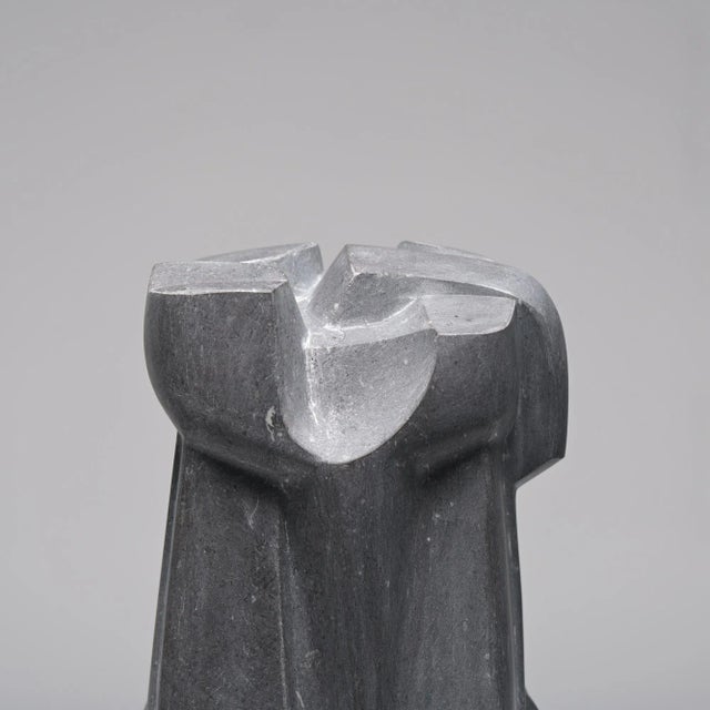 Jan Keustermans, Abstract Sculpture, Belgian Blue Stone For Sale - Image 3 of 18