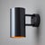 Örsjö Pair of Large Hans-Agne Jakobsson C627 'Rulle' Outdoor Sconces in Painted Steel For Sale - Image 4 of 11