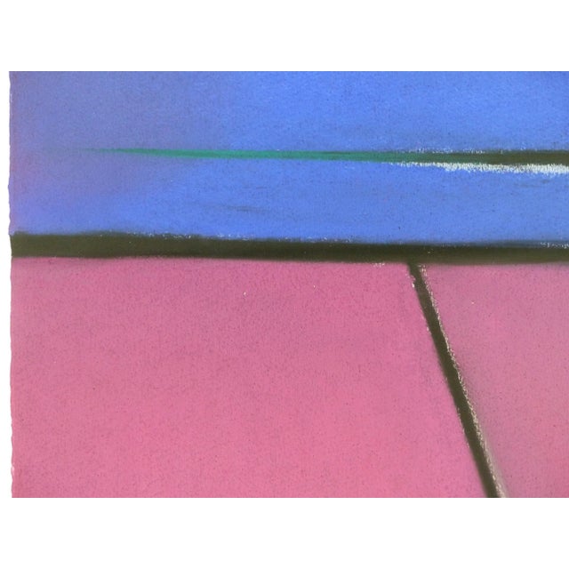 1989 Postmodern Mixed-Media Painting For Sale - Image 4 of 9